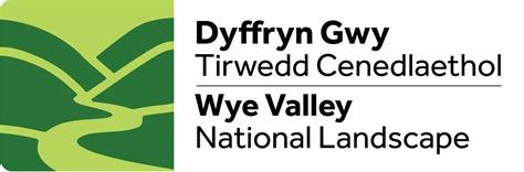 Logo for Wye Valley National Landscape - Dyffryn Gwy Tirwedd Cenedlaethol